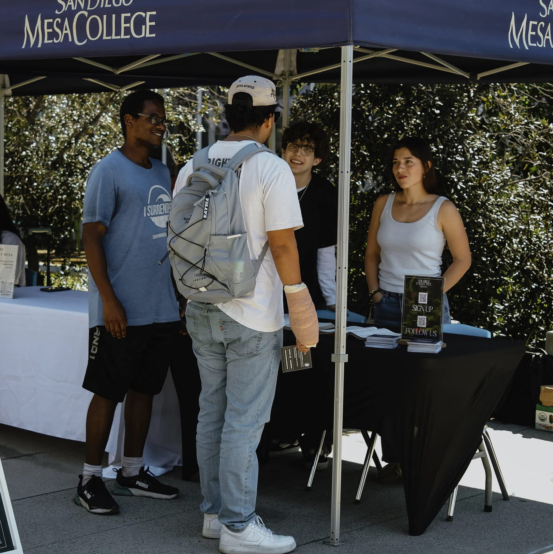 Students at San Diego Mesa College